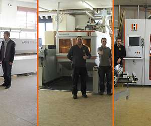 Une production alliant plaquage de chants, technologie CNC et usinage complet