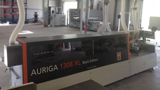 Satisfied HOLZ-HER customer with Auriga 1308XL Black Edition edgebander