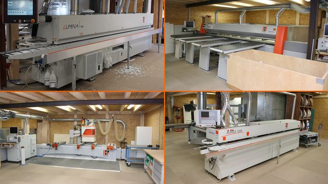 La menuiserie Kobe de Reutlingen utilise plusieurs machines HOLZHER