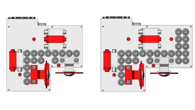 Integrated drilling head with 21 or 31 spindles