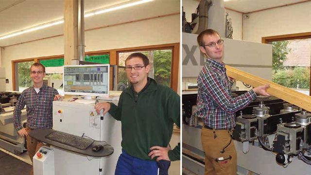 Rosien joinery with CNC processing center for Multirex windows