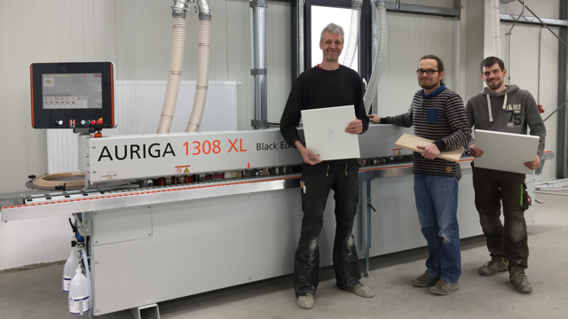 Satisfied reference customer: AURIGA 1308XL from HOLZ-HER Our reference customer Marten with the edgebanding machine AURIGA 1308XL