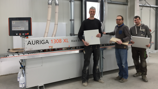 Notre client de référence Marten avec la plaqueuse de chants AURIGA 1308XL