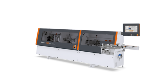 The SPRINT 1327 edgebander for perfect edges Maximum productivity - variable feed and shortest workpiece intervals