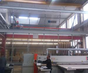Flexible panel storage system for maximum Swiss woodworking competency
