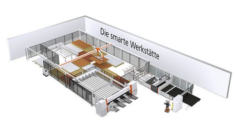 Intelligent panel handling with the HOLZ-HER STORE_MASTER 5110